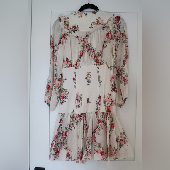 Zimmermann Honour Corset Mini Dress in Linen - Picture 7 of 10